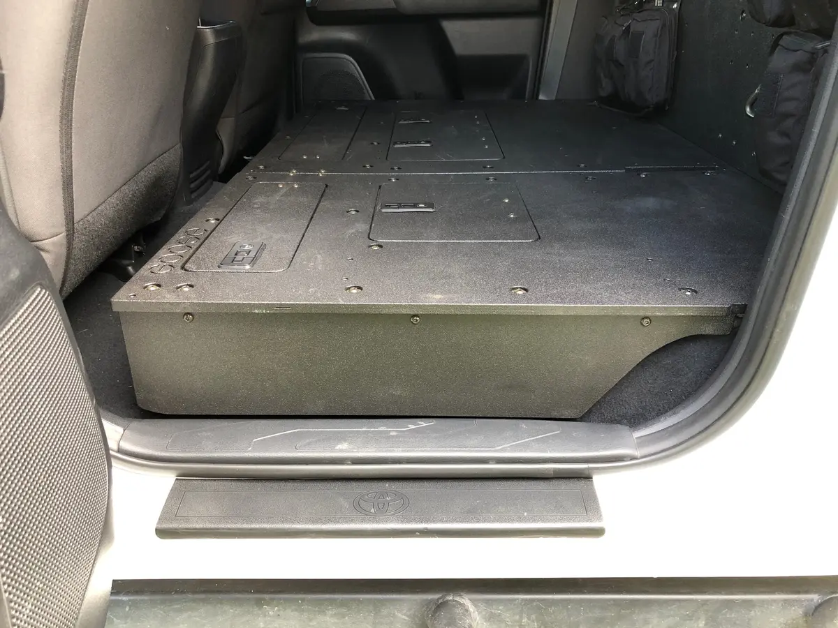 '05-23 Toyota Tacoma Double Cab 2Nd Row Seat Delete Infill Panels 1