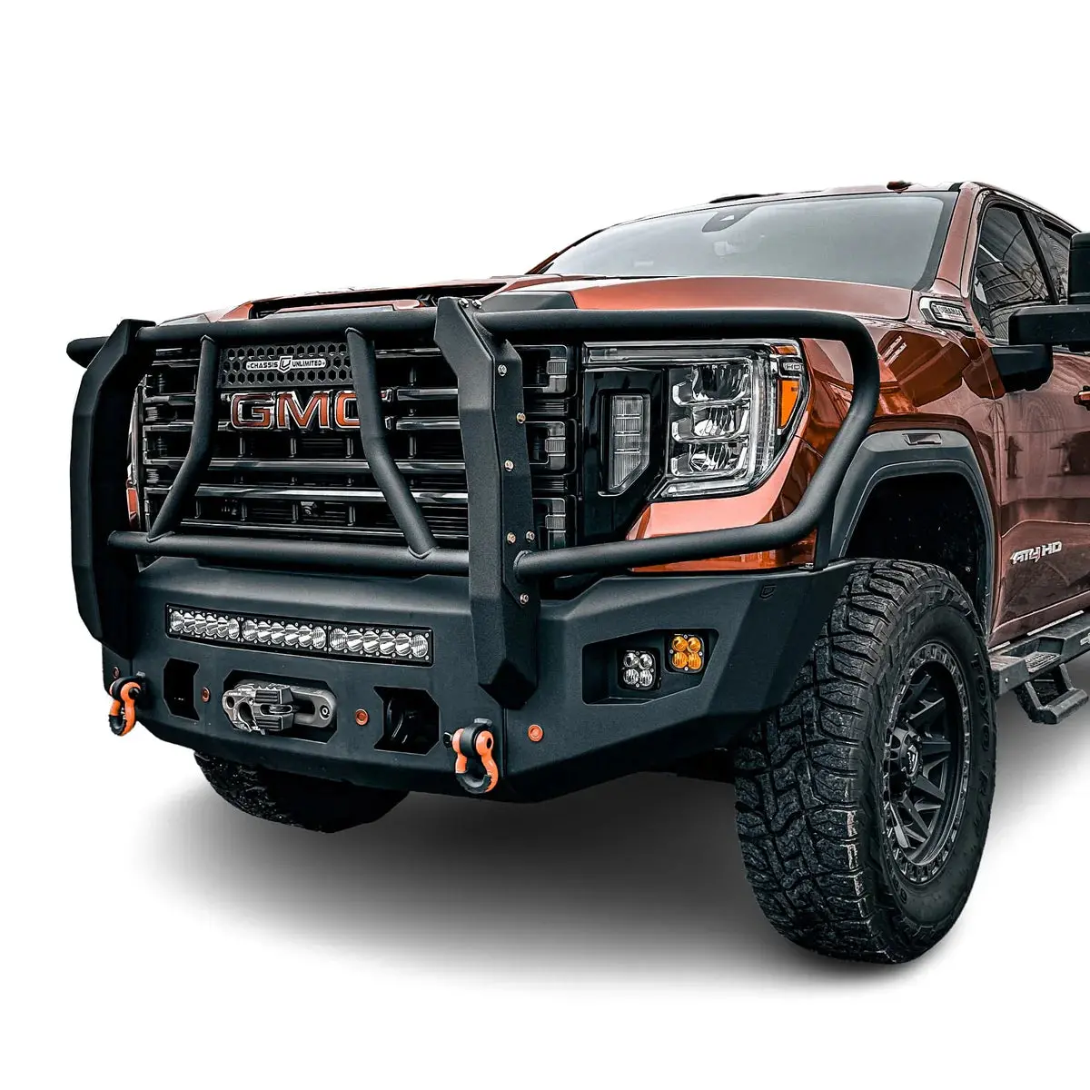 2020-2023 Gmc Sierra 2500/3500 Attitude Front Winch Bumper W/ Guard 1