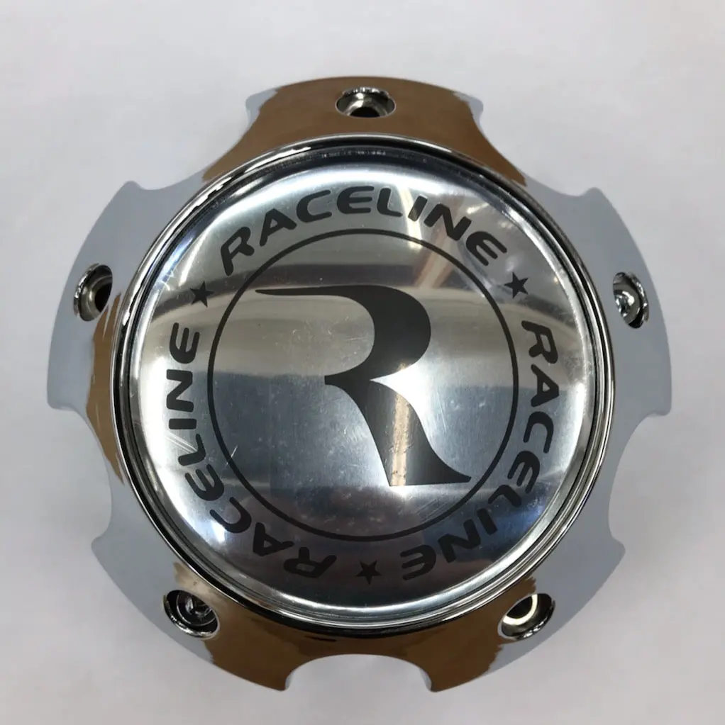 Raceline 982 Raptor Cap Chrome W/Silver Logo 5X5.5/5X150 2