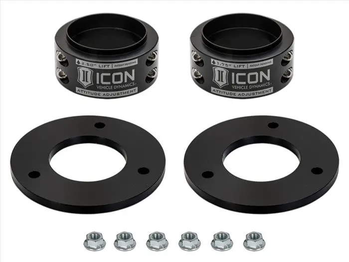 21-23 Raptor .5-2.50” Aac Front Leveling Kit Non 37 Pack 1