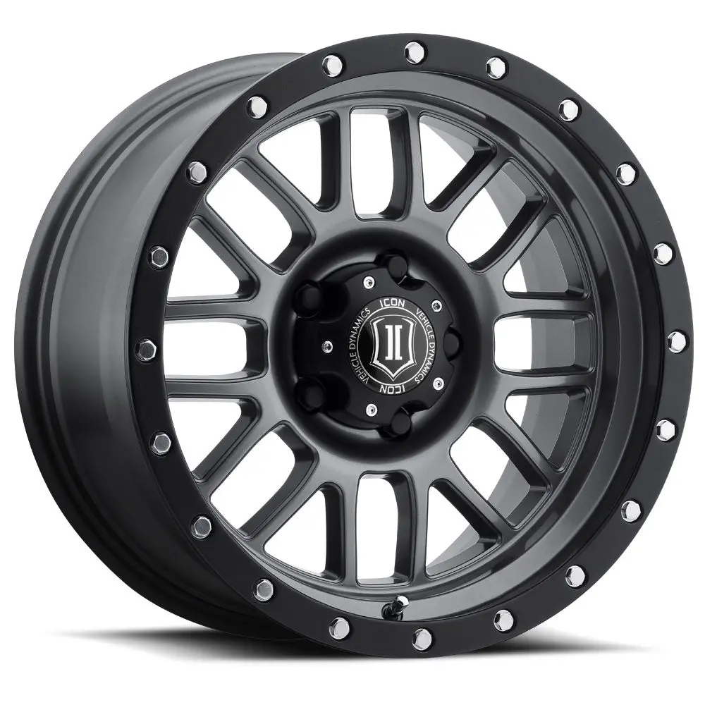 Icon Alloys | Alpha / Gunmetal With Black Ring 1
