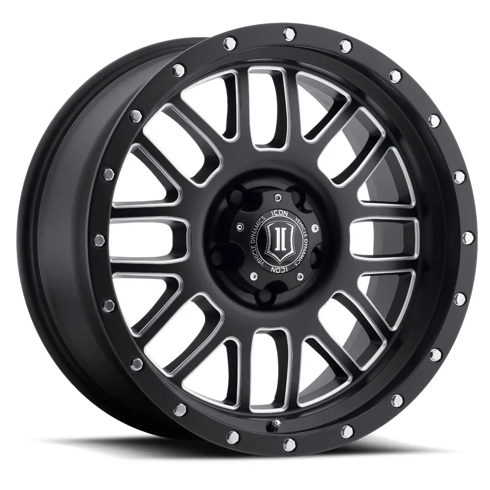 Icon Alloys | Alpha / Black With Machined Windows And Black Ring 1