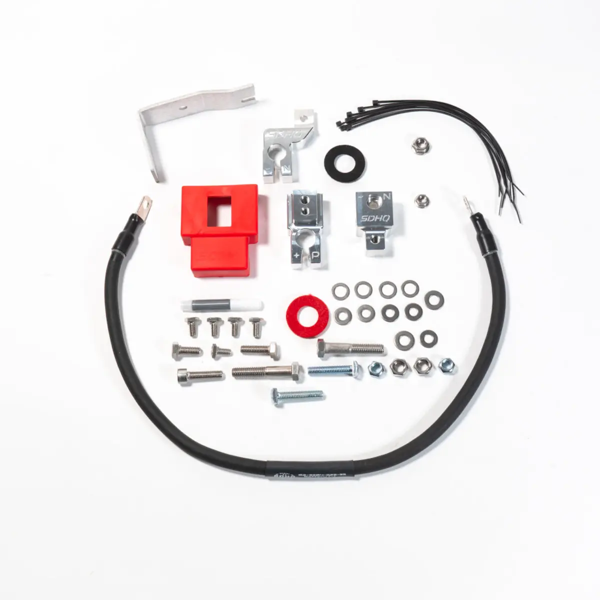 2018-2023 Jeep Jl/Jt (3.6L & 2.0L) Sdhq Built Billet Battery Terminal Kit 1