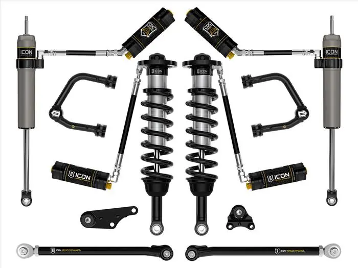 Icon 2024 Toyota Tacoma 1.25-3" Lift, Stage 8 Suspension System, Tubular Uca 1
