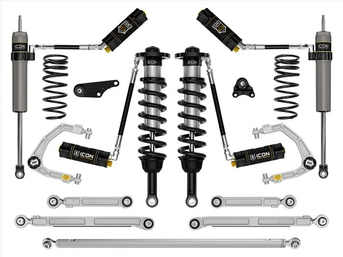 Icon 2024 Toyota Tacoma 1.25-3" Lift, Stage 11 Suspension System, Billet Uca 1