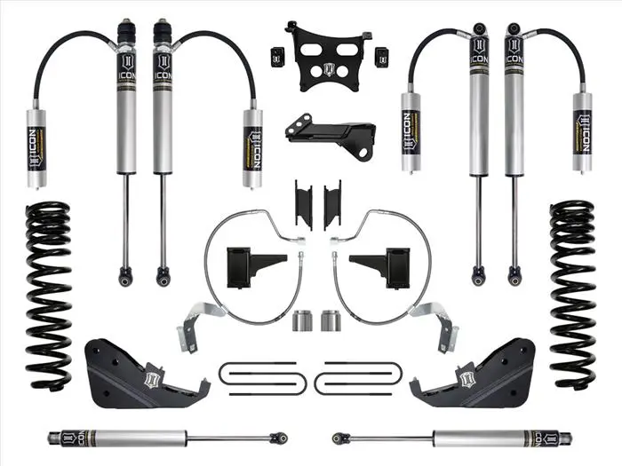 Icon 2023+ Ford F-250/F-350 Super Duty 4Wd Gas, 4.5" Lift, Stage 2 Suspension System 1