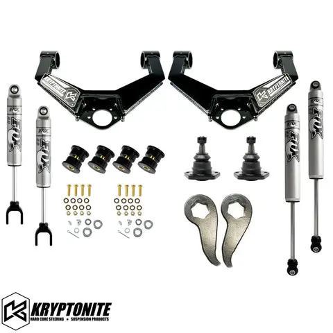 '20-23 Gm Hd Trucks 2500/3500 Kryptonite Stage 3 Leveling Kit With Fox Shocks 1