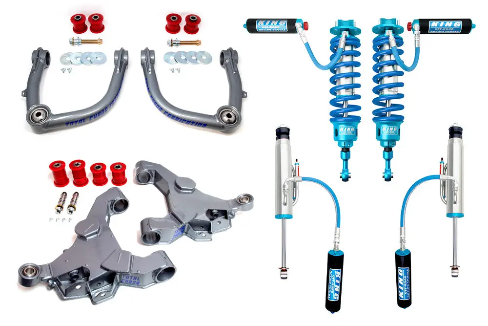 Mid Travel Lift Kit W/ Front And Rear 3.0 Inch Diameter Adjustable Shocks - Land Cruiser 200 1