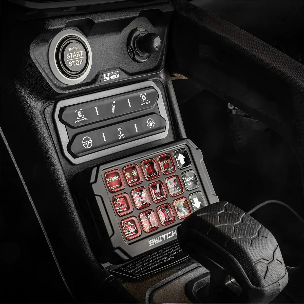 2024+ Canam® Maverick R Switch Works Alpha12 Mounting Kit 1