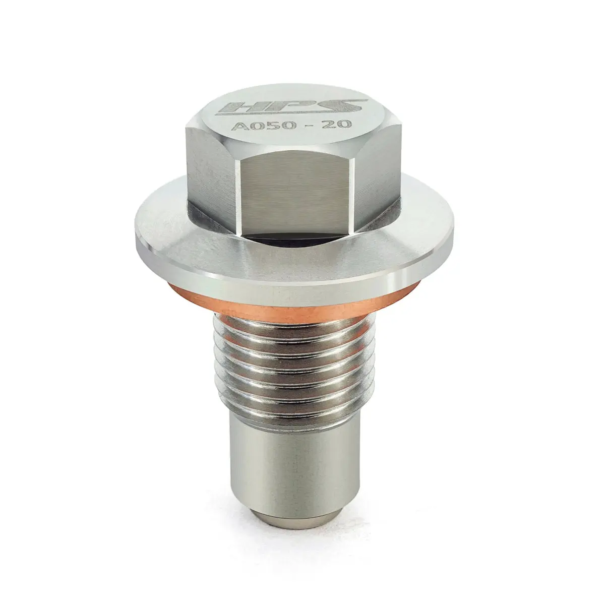 Hps Performance 1/2-20 Stainless Steel Magnetic Oil Drain Plug Bolt 1