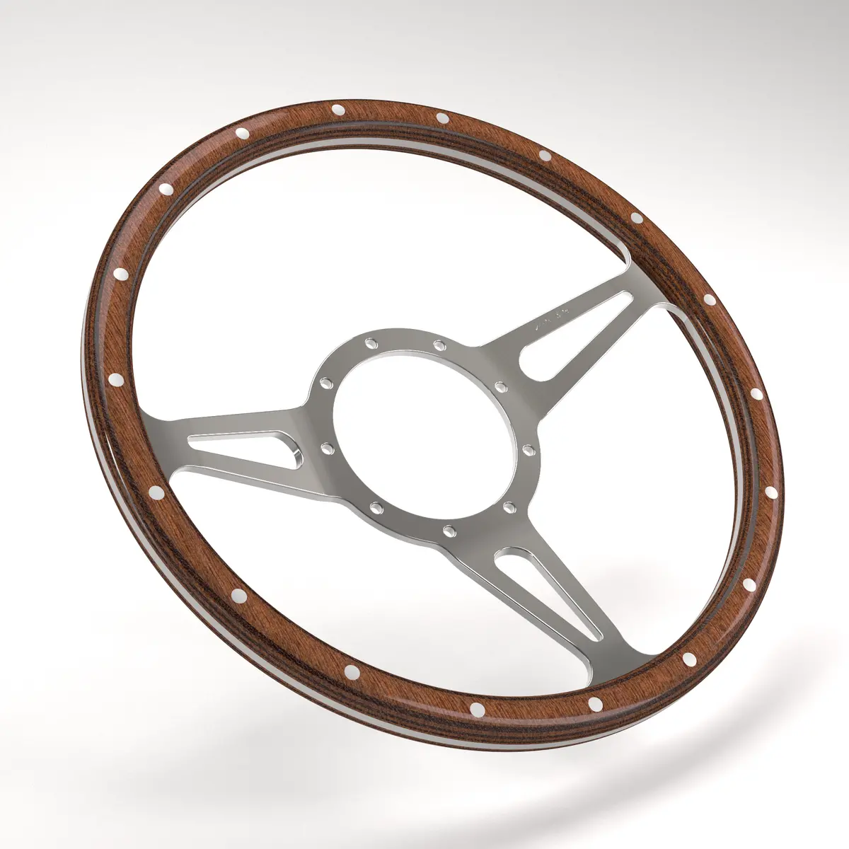 Mk3 Wood Rim Dished Steering Wheel 19