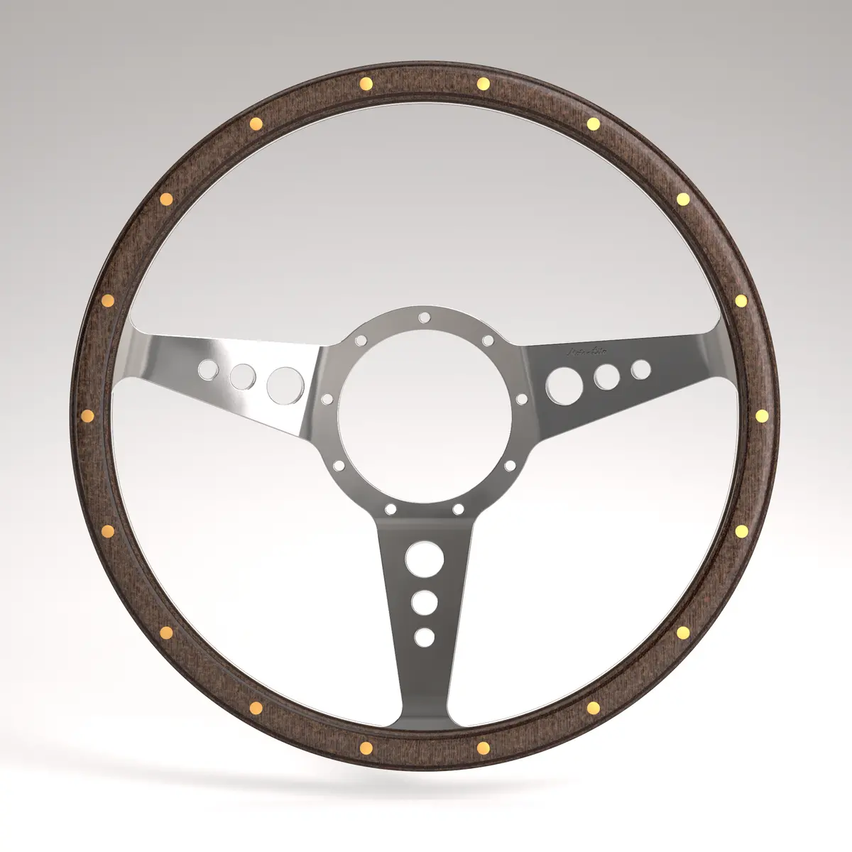 Mk3 Wood Rim Dished Steering Wheel 2