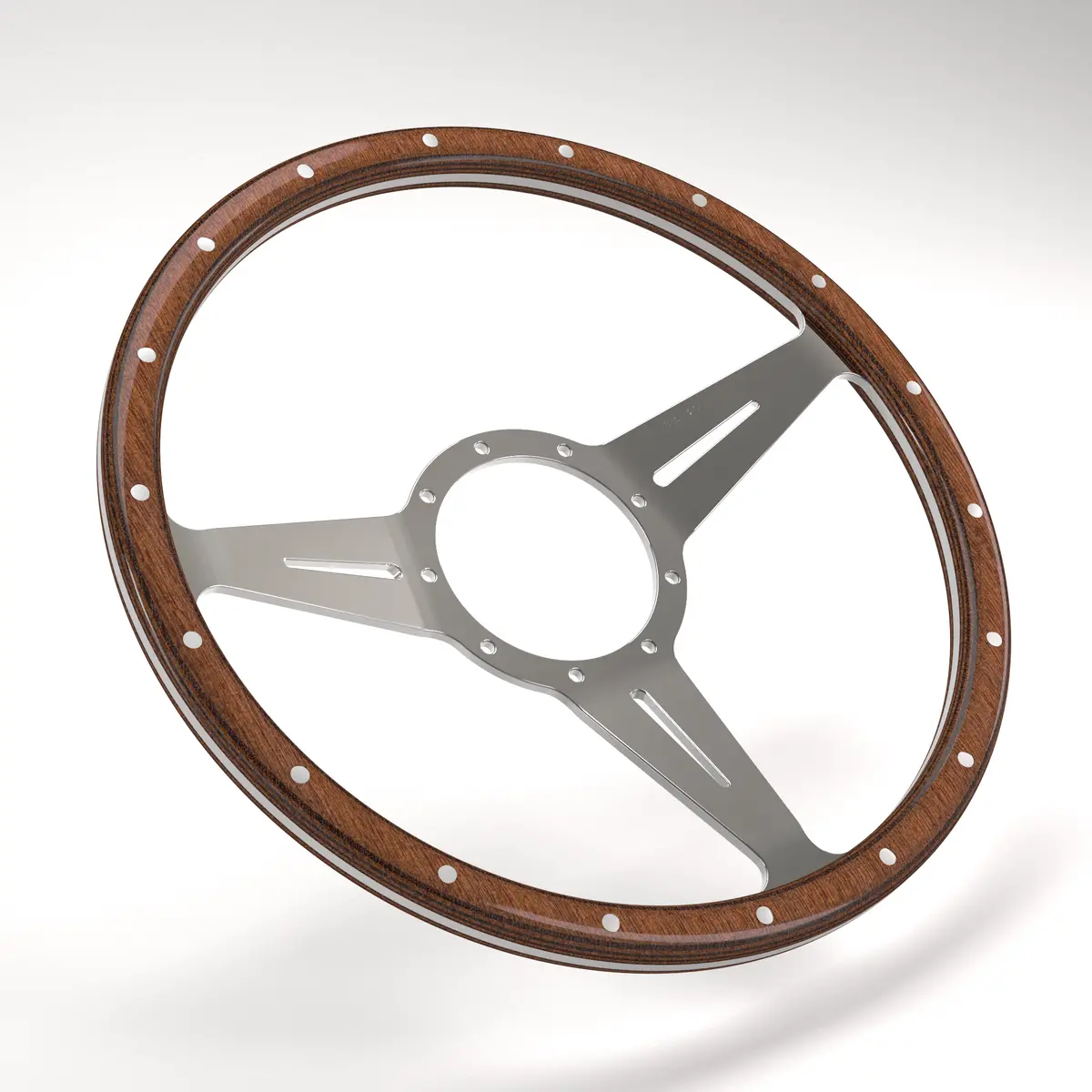 Mk3 Wood Rim Dished Steering Wheel 28