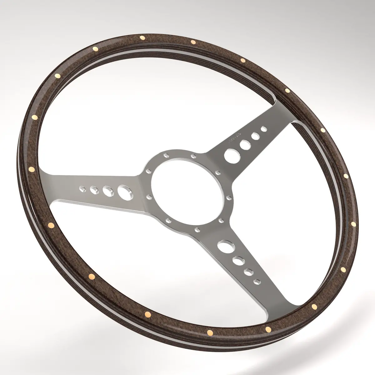 Dished Mk3 Wood Rim - Thick Grip Steering Wheel 31