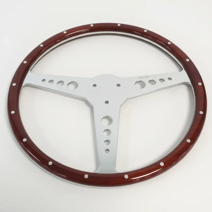 Morgan 3-Wheeler Wood (3-Spoke) Flat, Polished 1