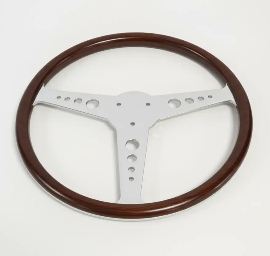 Moto-Lita Morgan 3-Wheeler Oem (3-Spoke) Walnut Flat, Polished 1