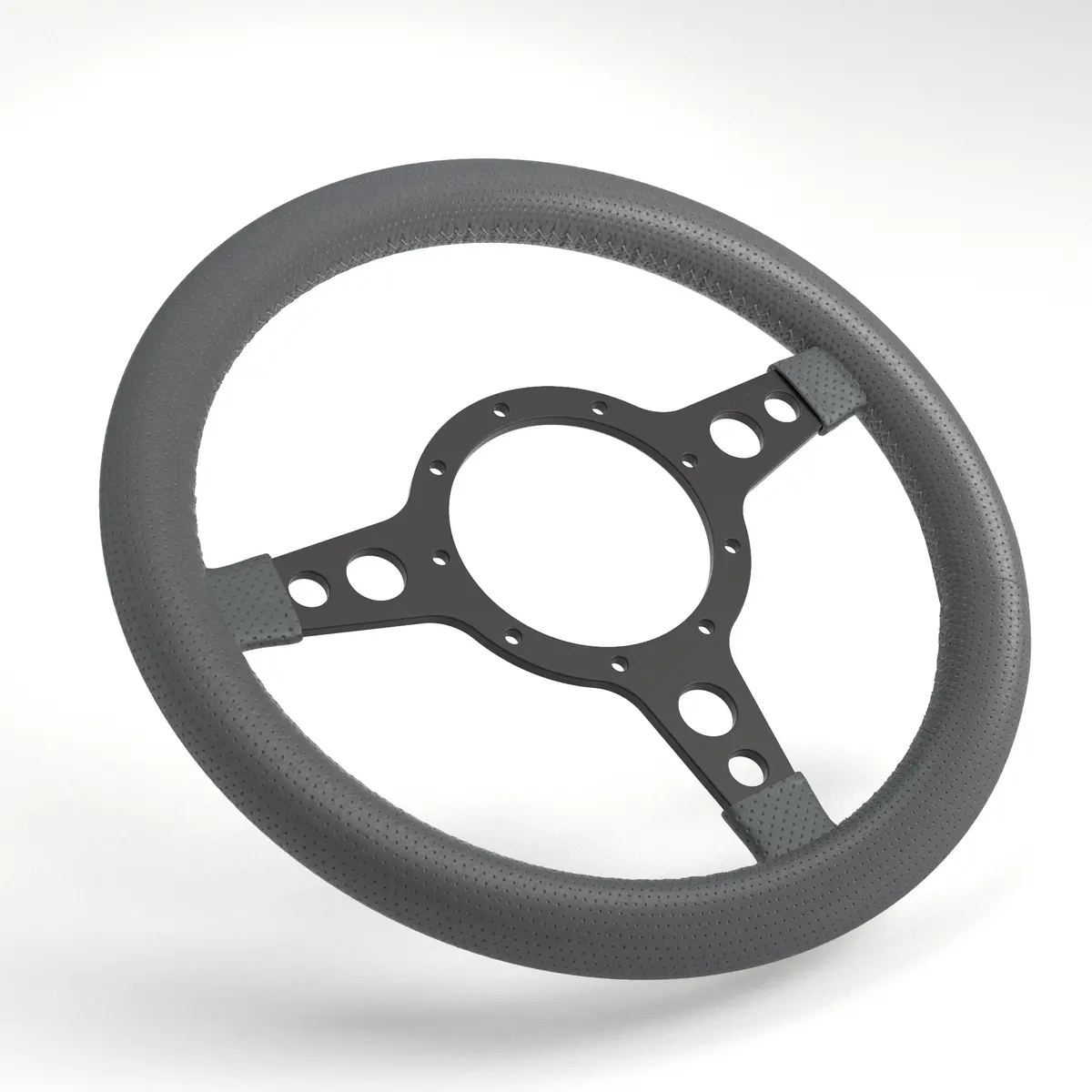 Mk4 Expedition Hd Flat Leather Rim - Black Anodised 20