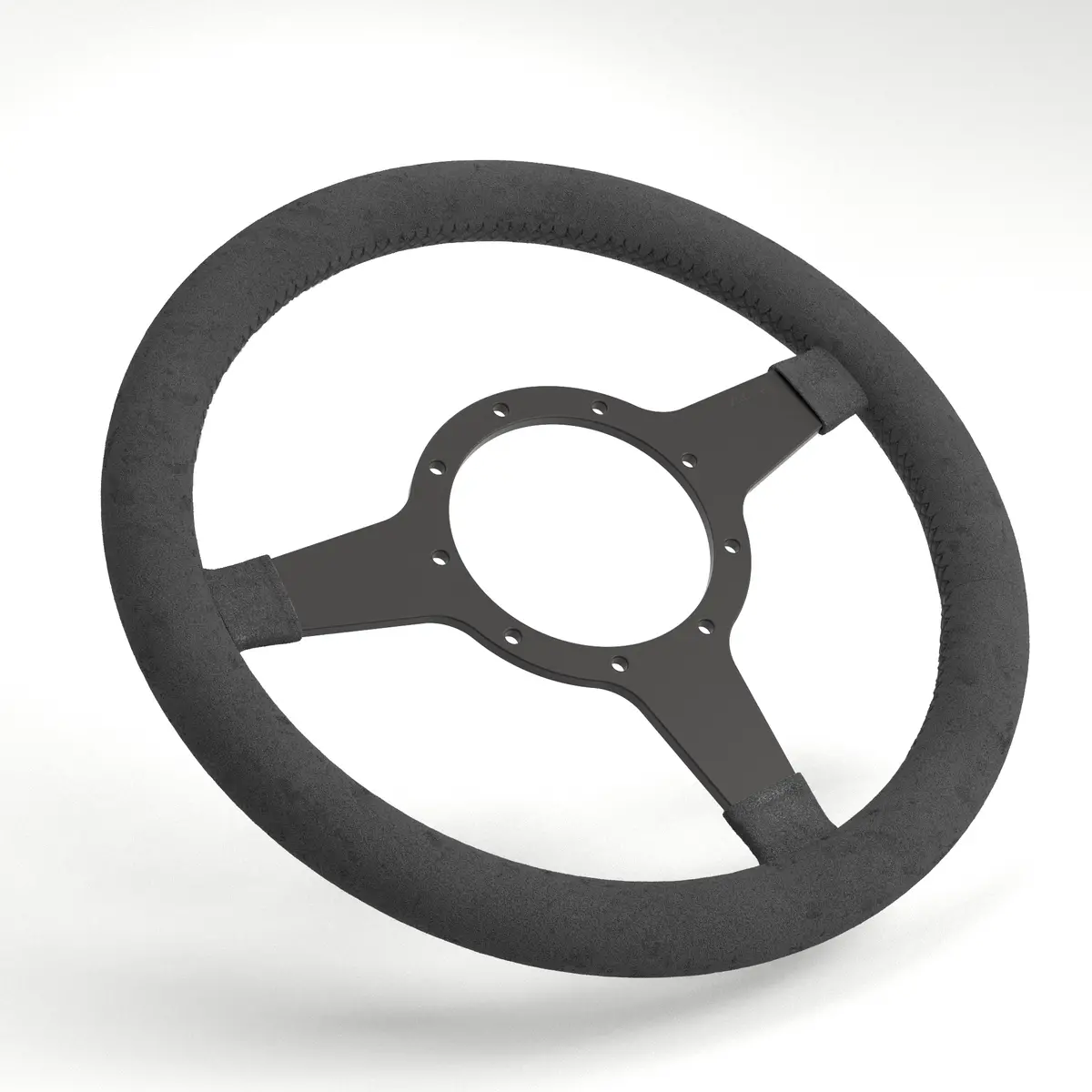 Mk4 Expedition Hd Flat Leather Rim - Black Anodised 14