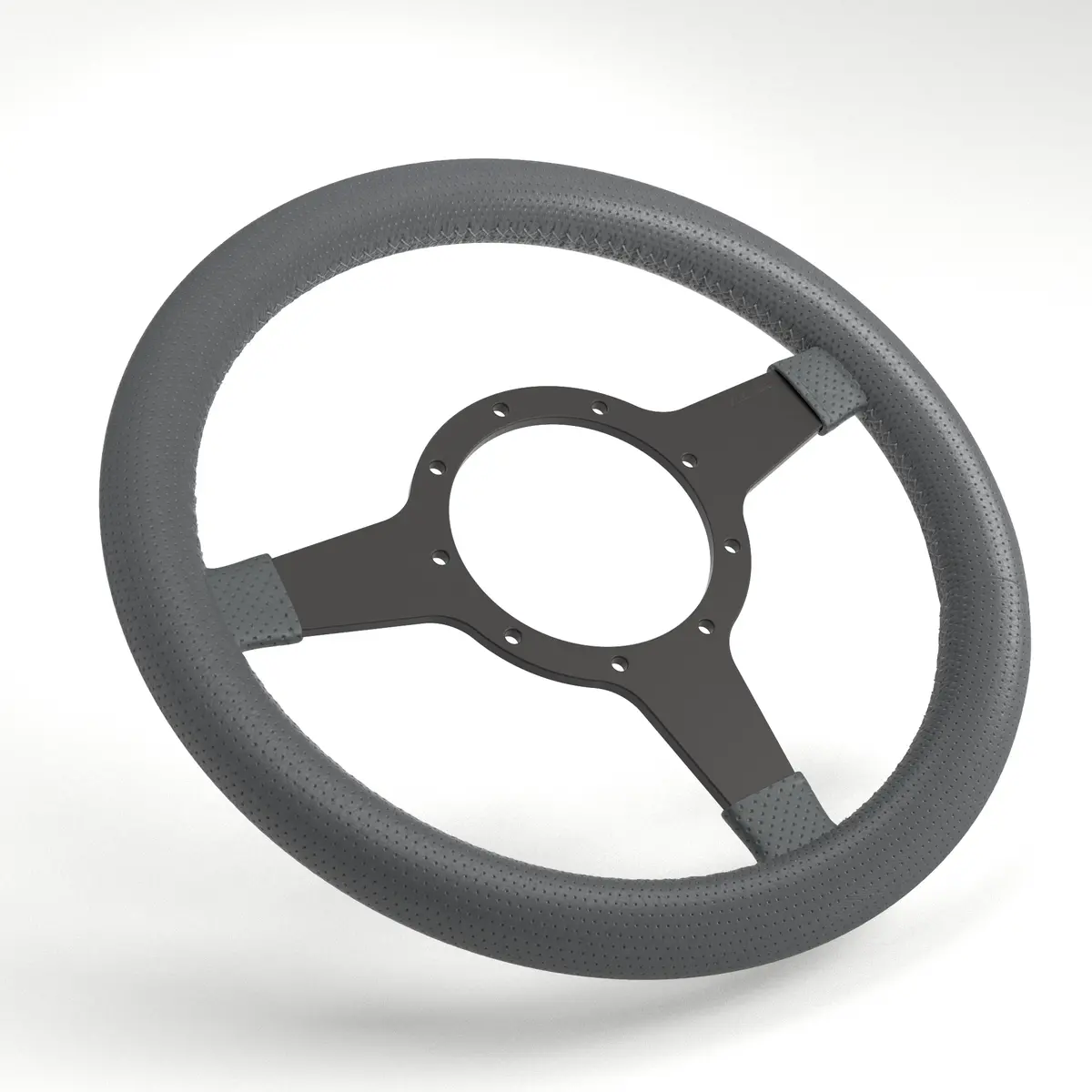 Mk4 Expedition Hd Flat Leather Rim - Black Anodised 10