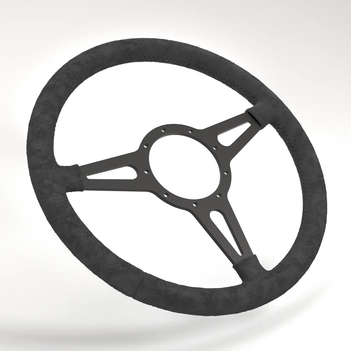 Mk4 Expedition Hd Flat Leather Rim - Black Anodised 52