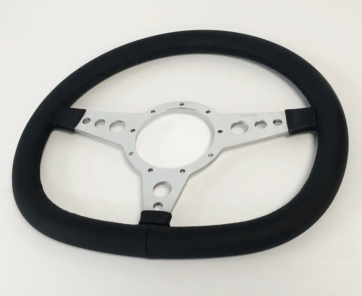 Mk4 Flat-Bottom Leather Steering Wheel - Image 2