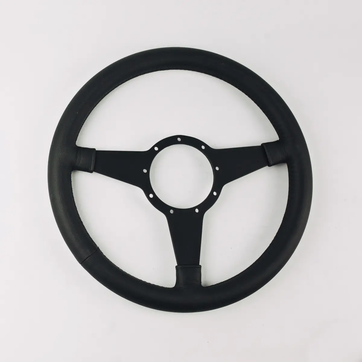 Mk4 Expedition Hd Flat Leather Rim - Black Anodised 3