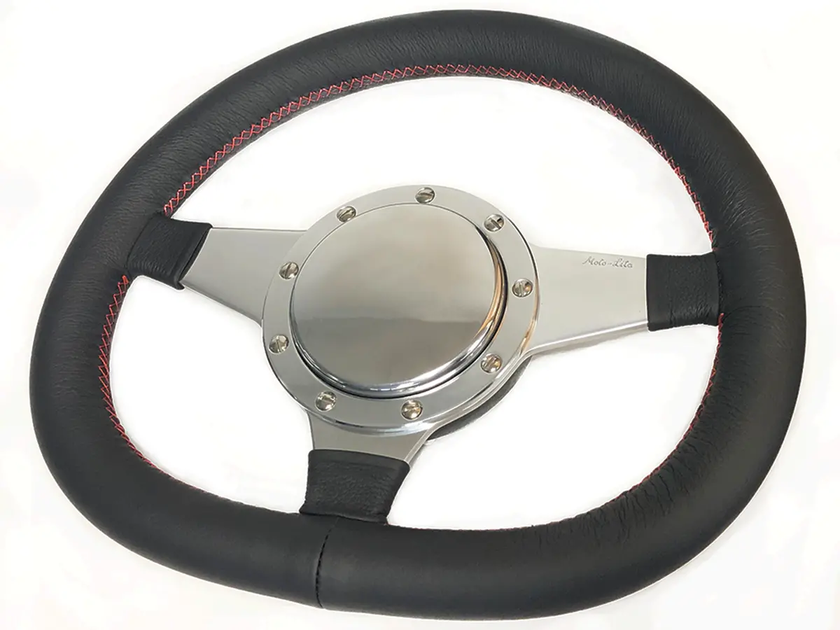 Mk4 Flat / Flat Bottomed  Leather Rim 1