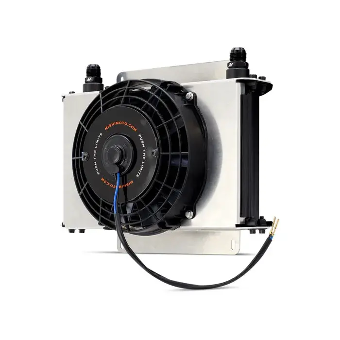 Mishimoto Universal Oil Cooler Kit, 25-Row Cooler With 8" Fan 1
