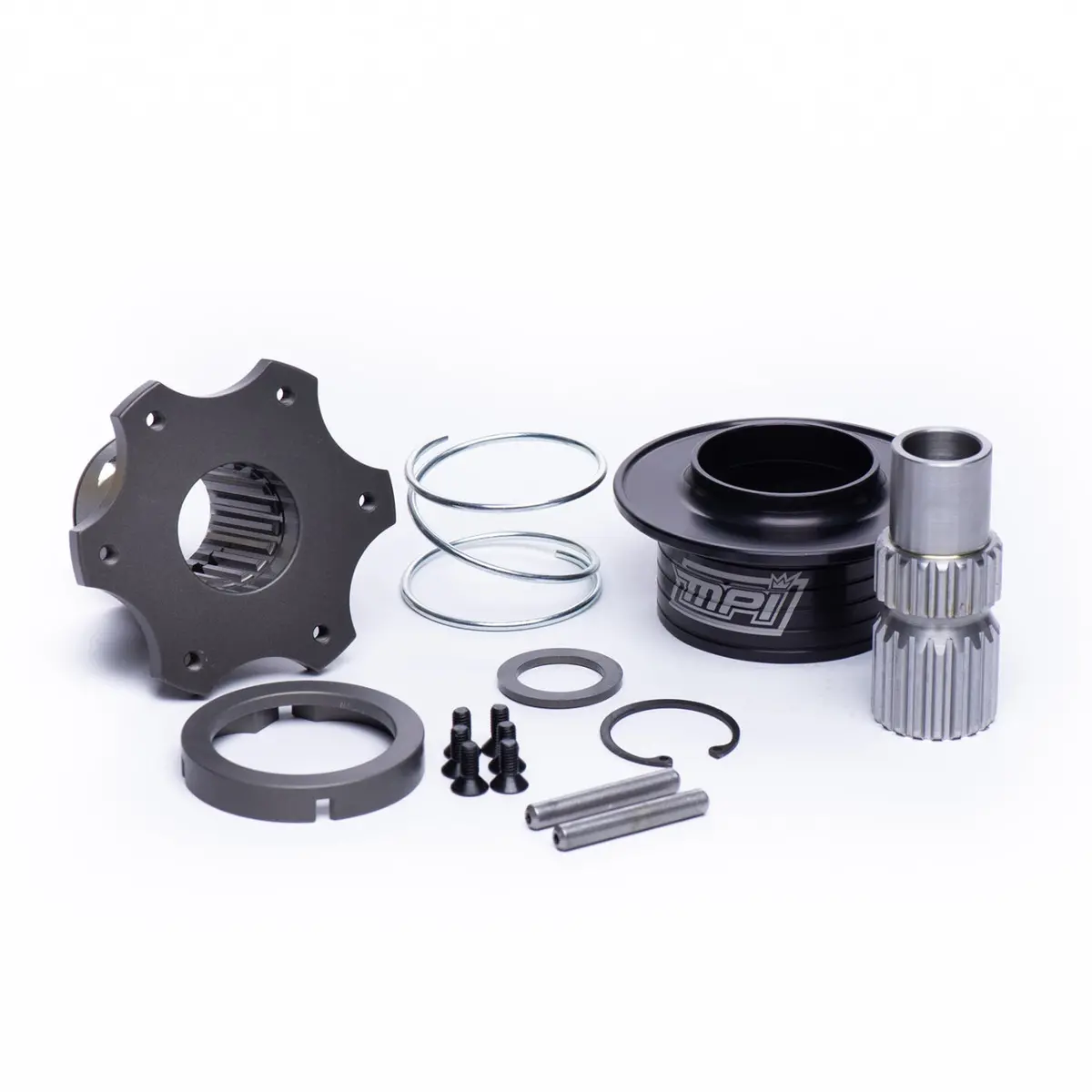 6 Bolt Aluminium Steering Wheel Quick Release Adapter 1