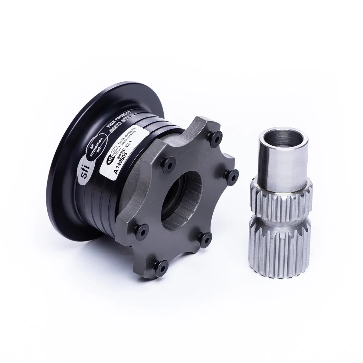6 Bolt Aluminium Steering Wheel Quick Release Adapter 2