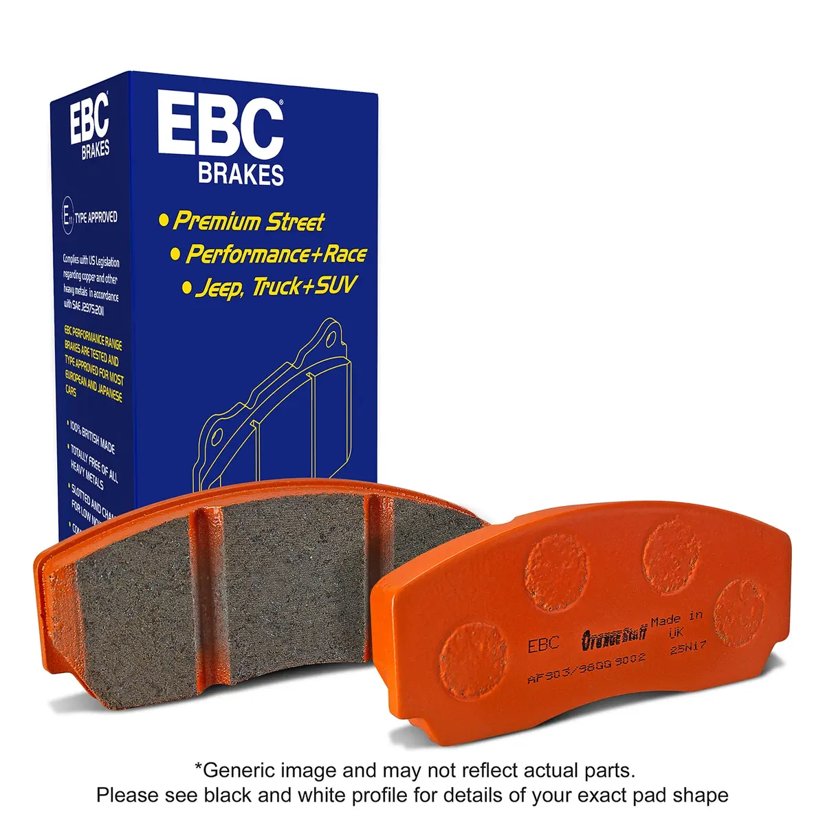2023+ Ford Raptor R Front Extra Duty Ed Plus Brake Pads 1