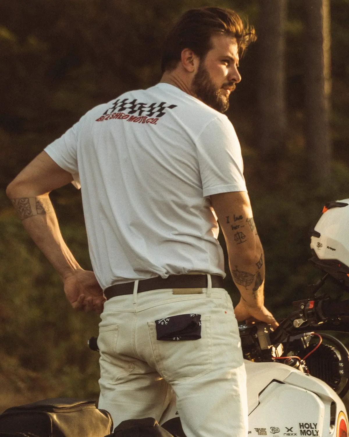 Bsmc Race T-Shirt - White 1