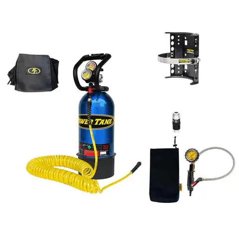 10 Lb. Package B Power Tank | Candy Blue | Xp400 Regulator | Super Bracket 1