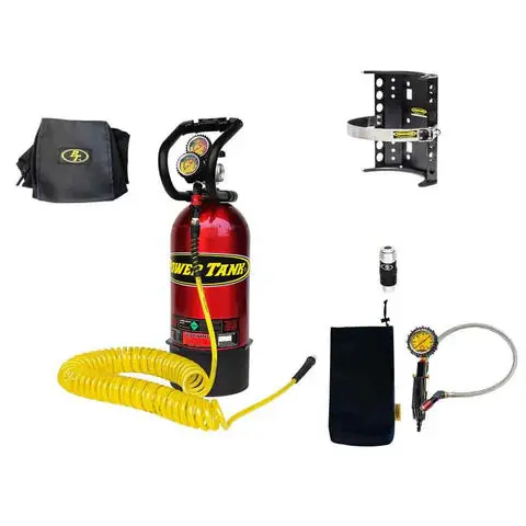 10 Lb. Package B Power Tank | Candy Red | Hp250i Regulator | Padded Speedbag V2 1