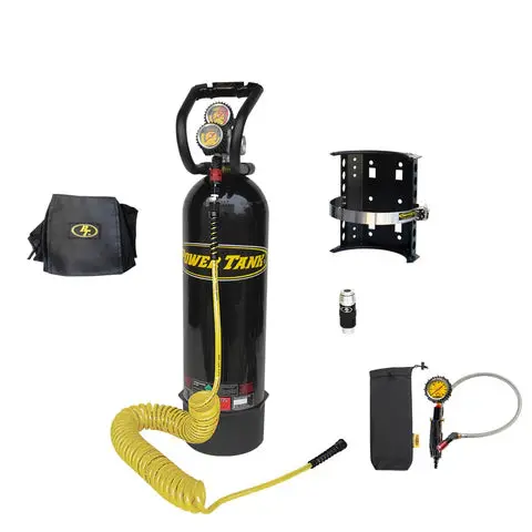 15 Lb. Package B Power Tank | Gloss Black | Hp250i Regulator | Padded Speed Bag V2 1
