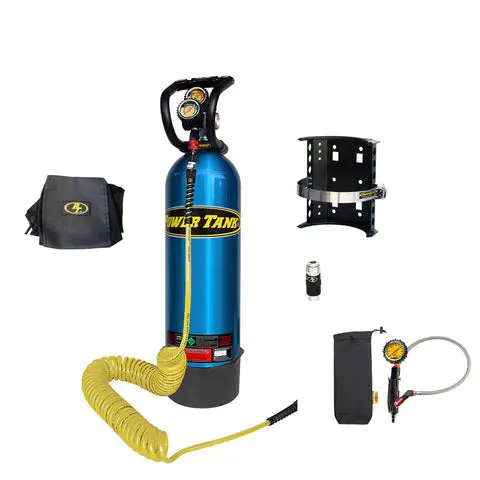 15 Lb. Package B Power Tank | Candy Blue | Hp250i Regulator | Comp2 Super Bracket 1