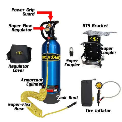 15 Lb. Bts Edition Power Tank - Fits 4 Door Wranglers Jku & Jlu | Gloss Black | Xp400 Regulator 2