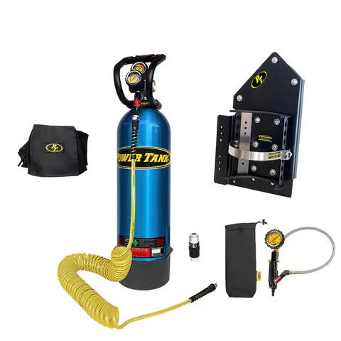 15 Lb. 4 Door Bronco Edition Power Tank (6Th Gen 2021+) | Candy Blue | Xp400 Regulator 1