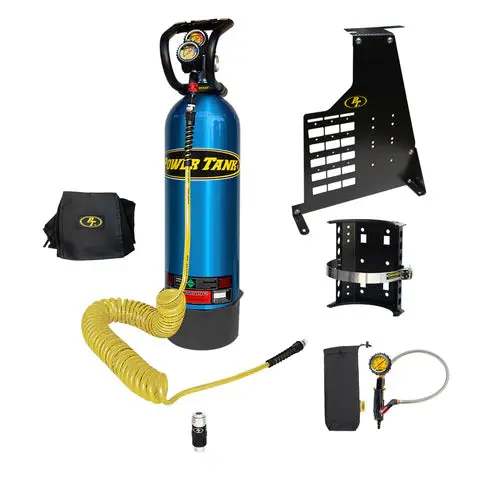 15 Lb. 2 Door Bronco Edition Power Tank (6Th Gen 2021+) | Candy Blue | Xp400 Regulator 1
