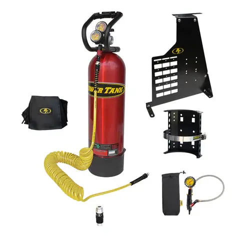 15 Lb. 2 Door Bronco Edition Power Tank (6Th Gen 2021+) | Candy Red | Hp250i Regulator 1