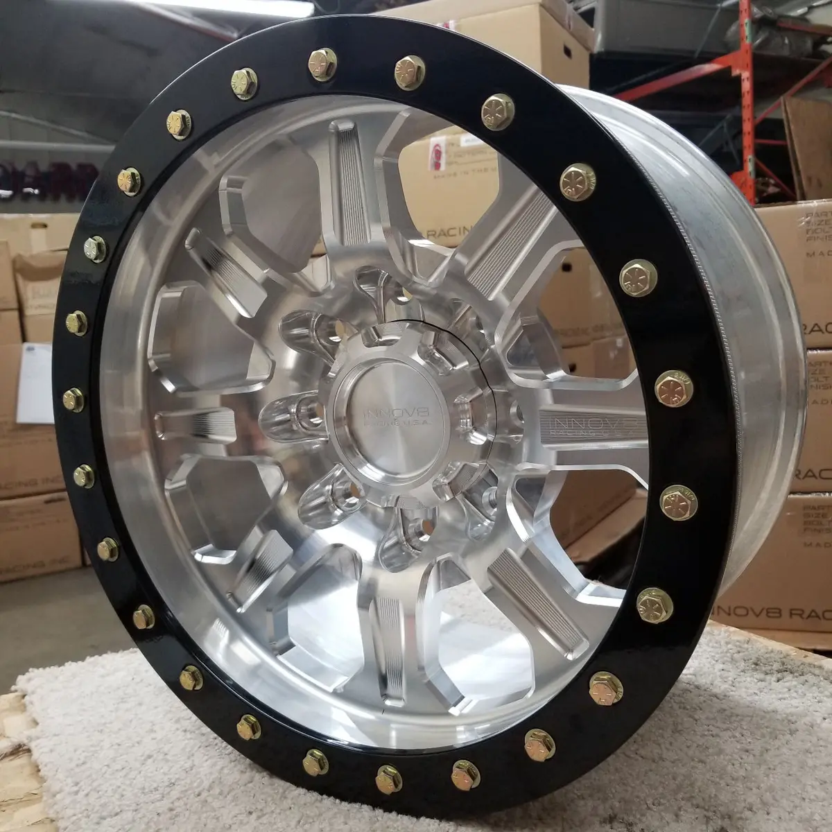 G500 Simulated Beadlock Wheel 17X8.5" 8 Lug - Standard Ring 5