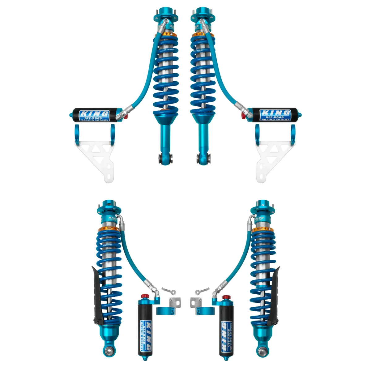 2024+ Ranger Raptor 2.5 Ibp King Shocks With Compression Adjusters - Complete Package 1