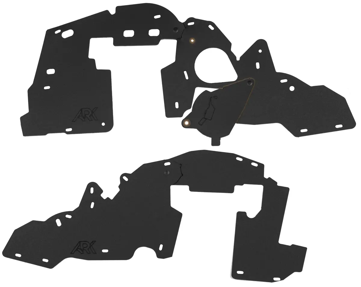 2019-2024 Ford Ranger Splash Guards 1