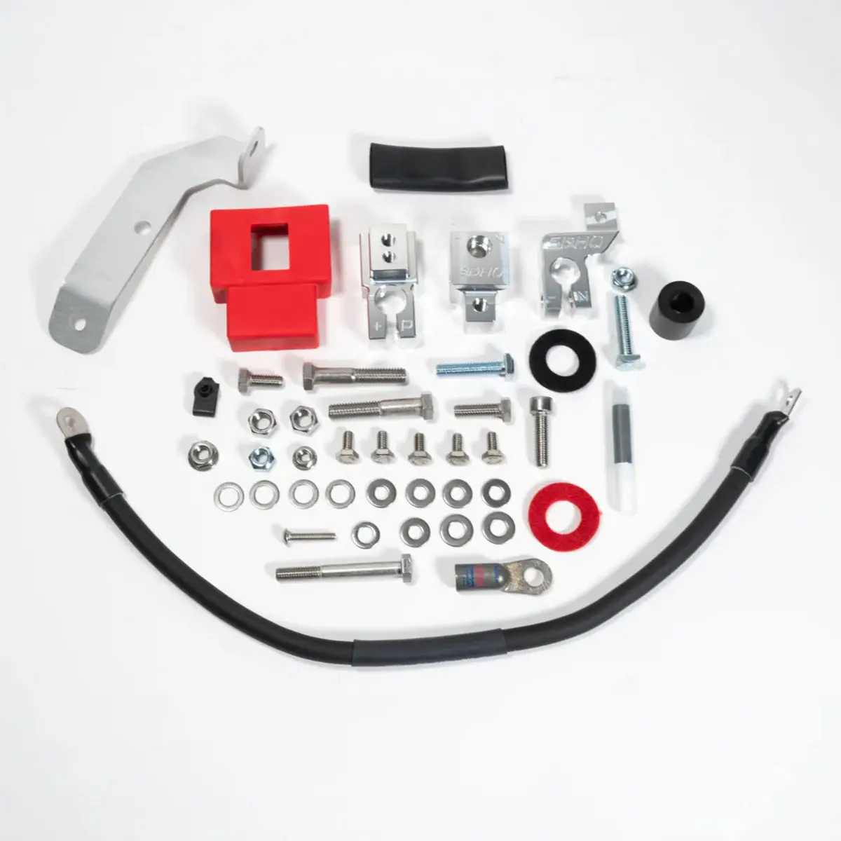 2021-2025 Ford F-150 Raptor Sdhq Built Billet Battery Terminal Kit 1