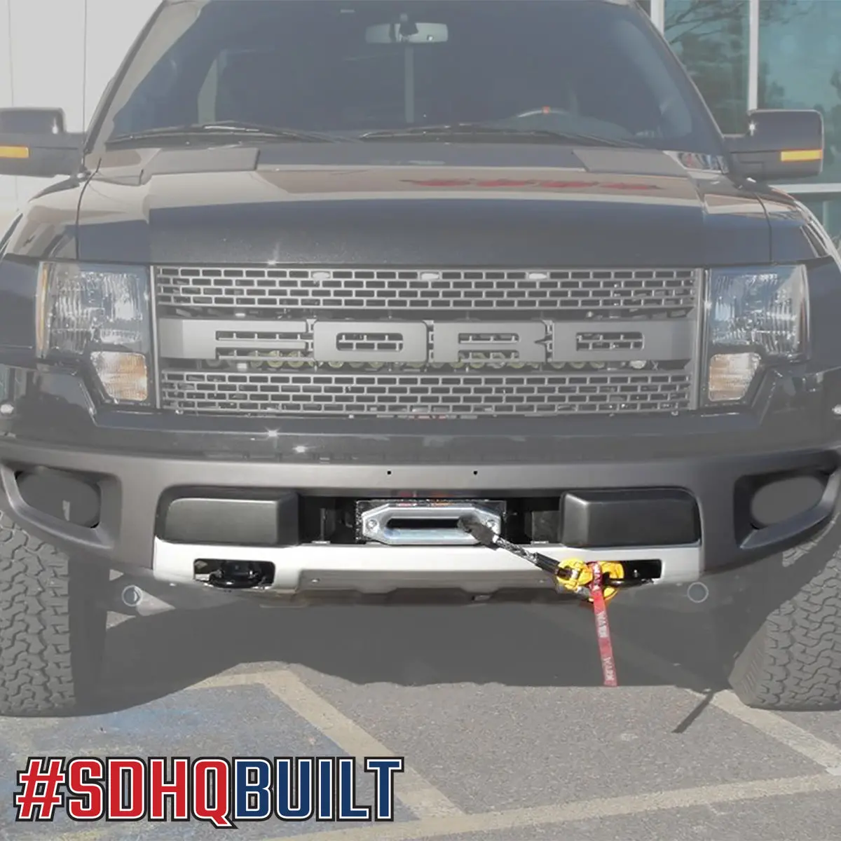 2010-2014 Ford F-150 Raptor Sdhq Built Winch Mount 1