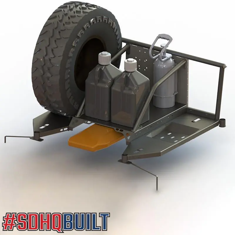 '17-24 Ford F-150 Raptor Sdhq Built In Bed Chase Rack 1