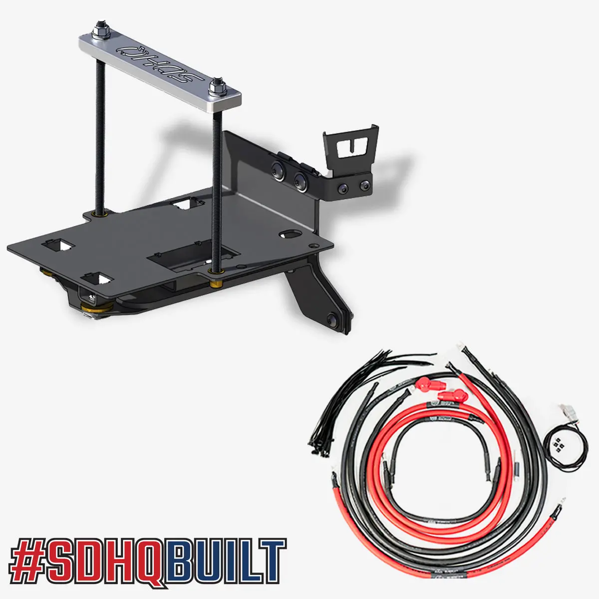 2008-2021 200 Series Toyota Land Cruiser Sdhq Built Dual Battery Tray Kit 2