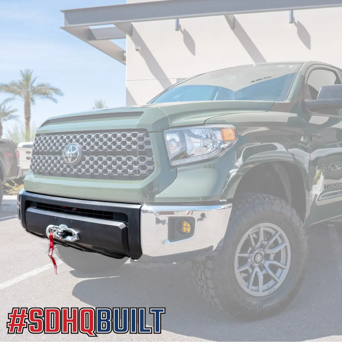 2010-2021 Toyota Tundra Sdhq Built Hidden Winch Mount 1