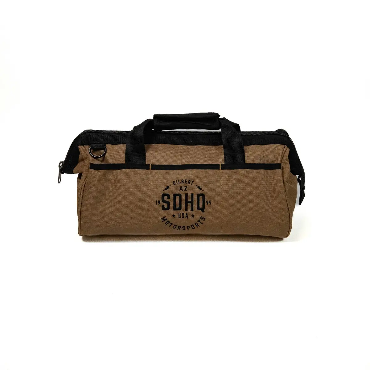 Sdhq America Tool Bag | Tan With Black Embroidery 1
