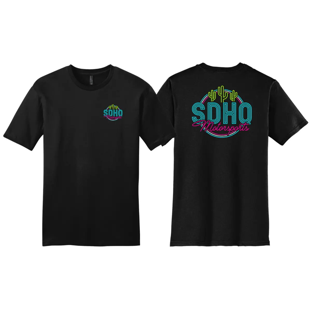 Sdhq Motorsports Neon Sign T-Shirt 1